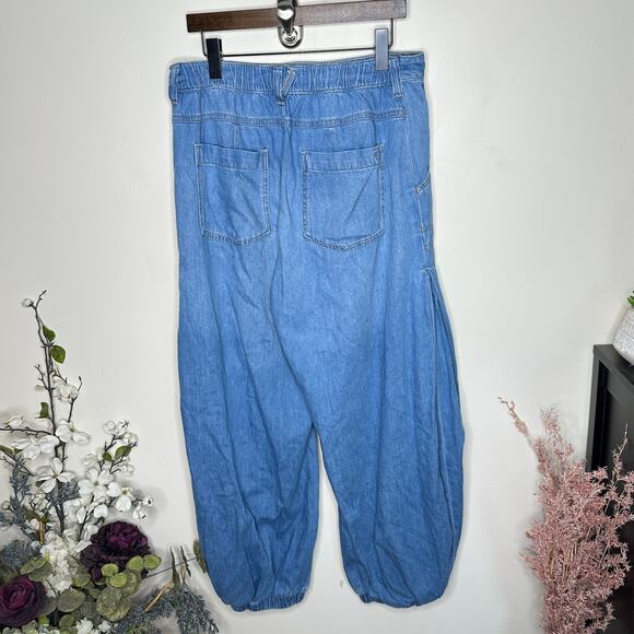 ANTHROPOLOGIE x PILCRO Wharfside High Rise Jogger Jeans Sz 31 {M48} - Picture 6 of 9